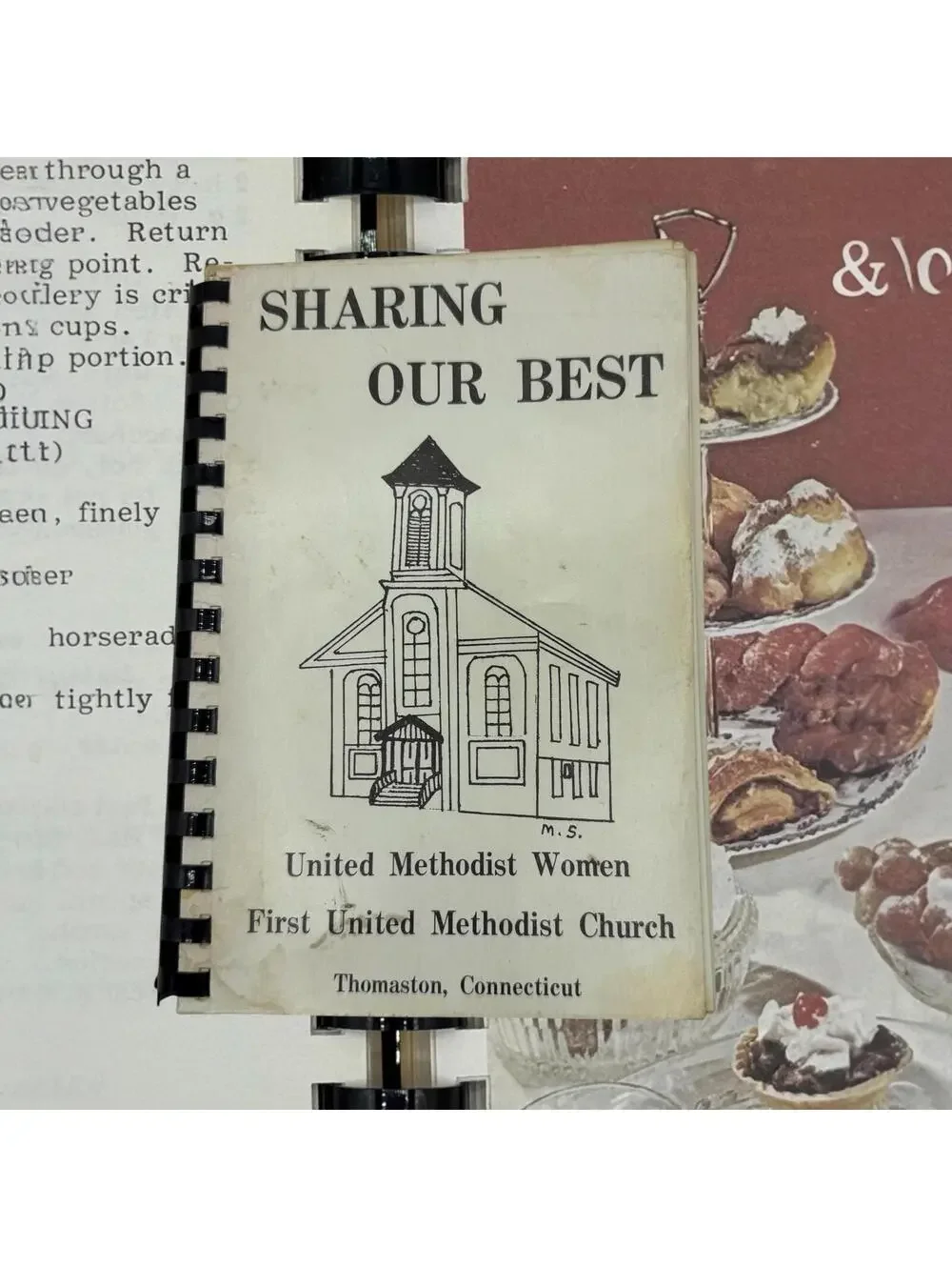 Vintage Community Cookbook, Thomaston Connecticut Methodist Recipes